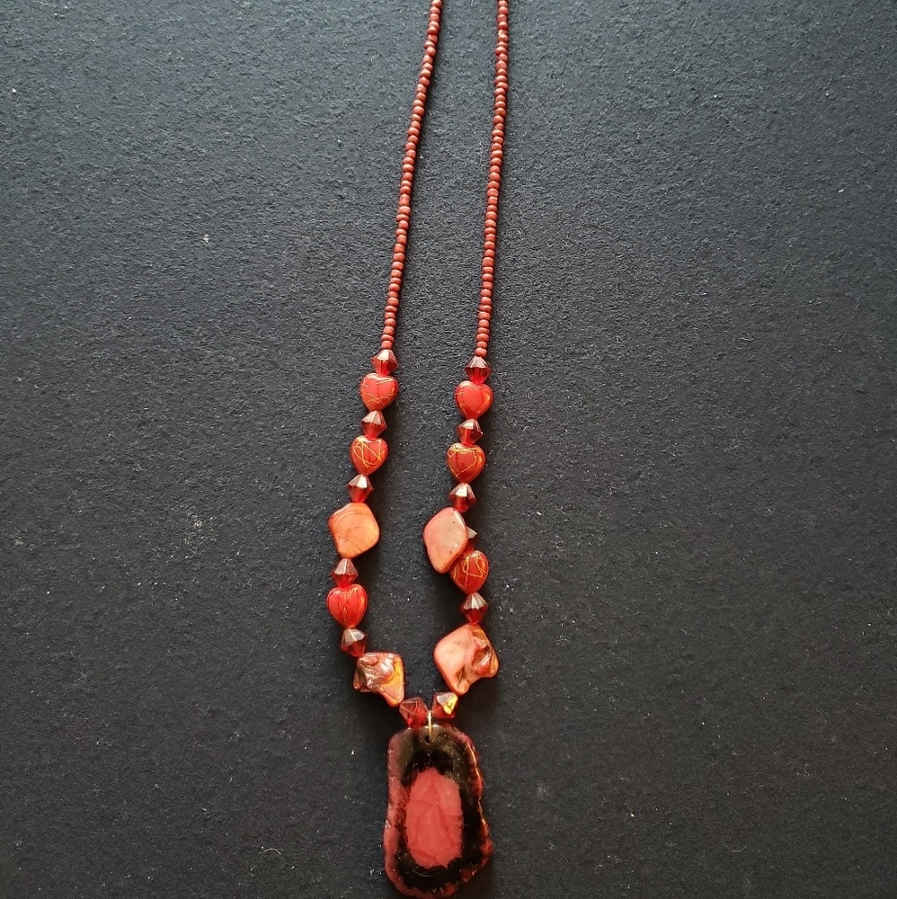 Necklace and earring set